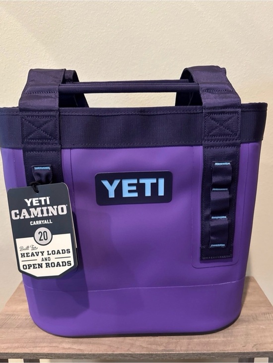 Yeti Handbags - Yeti Camino Carryall Tote in Purple with Light Blue Liner
